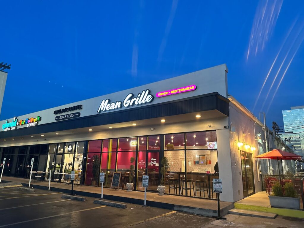 mean grille outside
